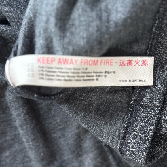 Free People Beach Free-Est - Stone Harbor Mini  Charcoal Grey NWOT Size M - Picture 9 of 9